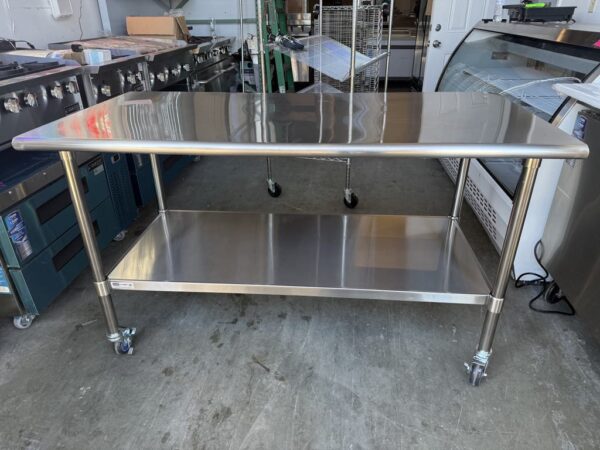 New U-line Stainless-Steel Worktable - Image 2