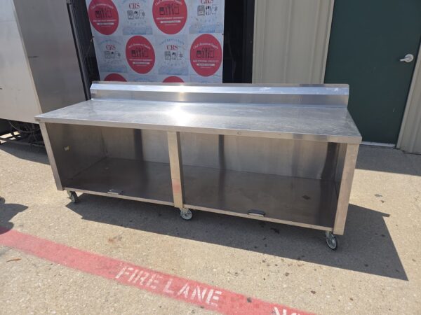 96" ALL Stainless-Steel (16G) Worktable ; Table - Image 2