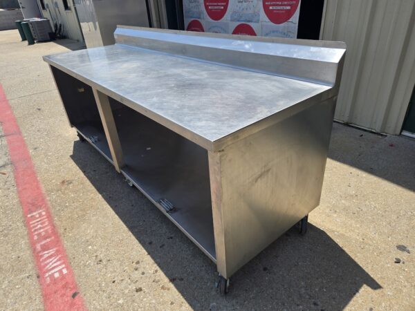 96" ALL Stainless-Steel (16G) Worktable ; Table - Image 3