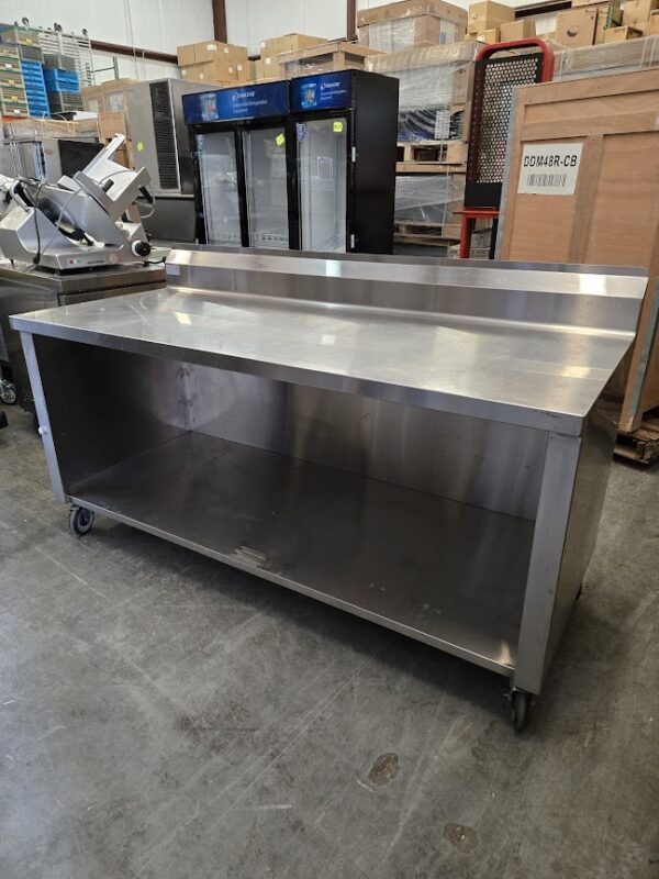 84" ALL Stainless-Steel (16G) Worktable ; Table - Image 2