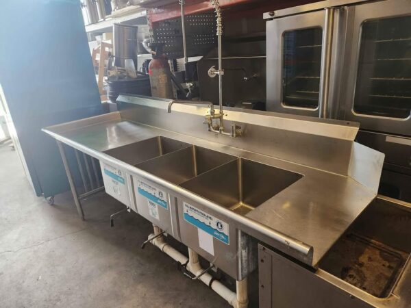 3 Compartment Dishwasher Sink - Image 6