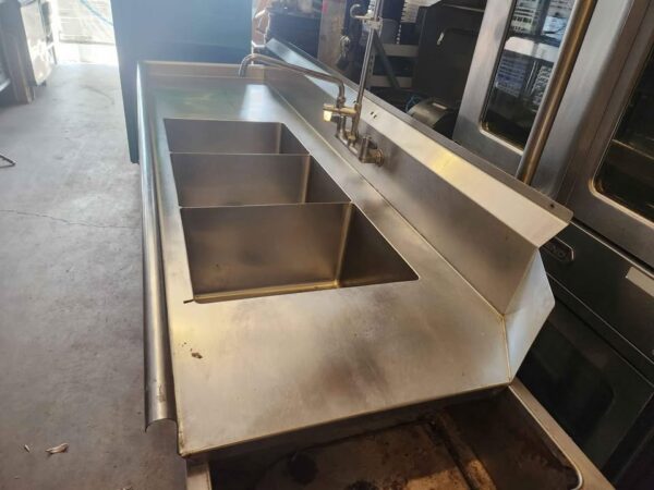 3 Compartment Dishwasher Sink - Image 5