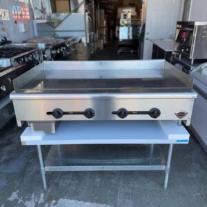 SET GRIDDLE 48" THERMOSTAT ( PLANCHA DE 48" CON TERMOSTATO) Wells HDTG-4830G