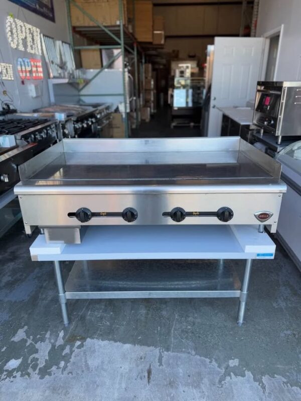 SET GRIDDLE 48" THERMOSTAT ( PLANCHA DE 48" CON TERMOSTATO) Wells HDTG-4830G