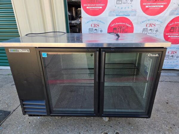 True 59" Bar Back Cooler TBB-2G-HC-LD