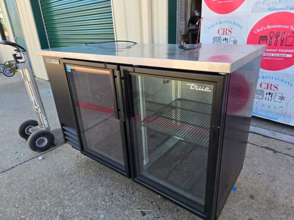 True 59" Bar Back Cooler TBB-2G-HC-LD - Image 3