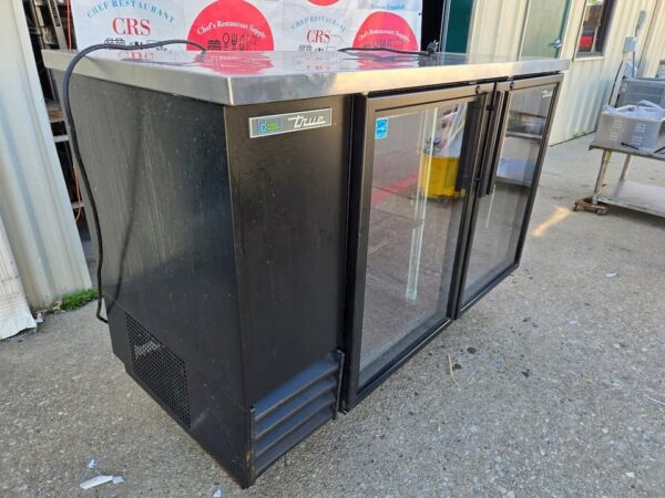 True 59" Bar Back Cooler TBB-2G-HC-LD - Image 2