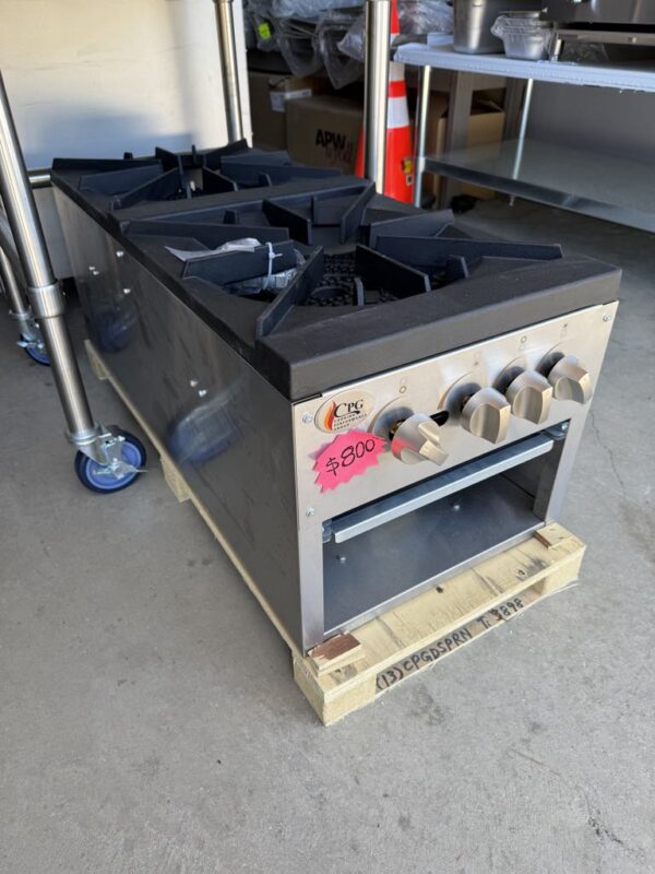 CPG Natural Gas 2-Burner Stockpot CPG-DSPR-N - Image 3
