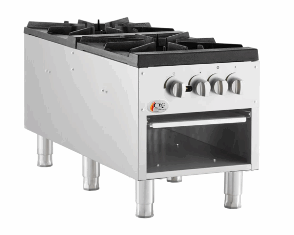 CPG Natural Gas 2-Burner Stockpot CPG-DSPR-N