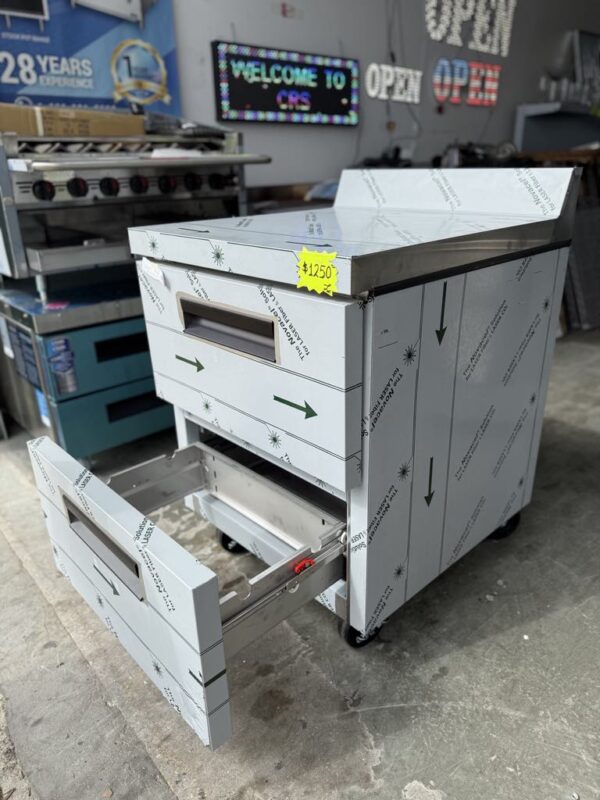 Hoshizaki 2-Drawer Worktop Table Cooler ; Undercounter Refrigerator WR27A-D2 - Image 4