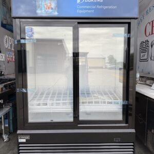 New Dukers Sliding 2-Door Merchandiser Refrigerator DSM-47SR