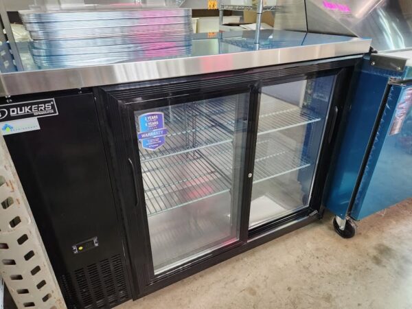 New Dukers 48" Bar Back and Beverage Cooler (Sliding Doors) Cooler Refrigerator DBB48-S2 - Image 3