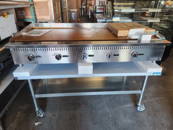 New Dukers 60" Griddle 1" Plate DCGMA60 - Image 2