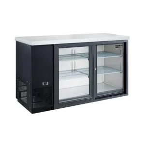 New Dukers 48" Bar Back and Beverage Cooler (Sliding Doors) Cooler Refrigerator DBB48-S2