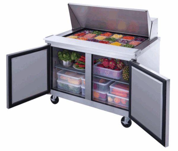 NEW Dukers 48" Mega Top Prep Table DSP48-18M-S2 - Image 4