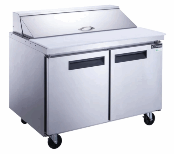 New Dukers 48" Regular Top Prep Table DSP48-12-S2