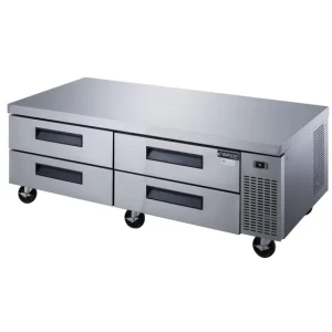 New Dukers 72" Chef Base Refrigerator Cooler DCB72-D4