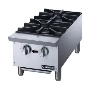 New Dukers 2-Burner Hotplate Stove DCHPB12