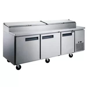 New Dukers 90" Pizza Prep Table DPP90-12-S3