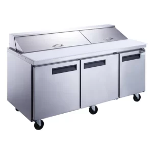 NEW Dukers 72" Regular Prep Table DSP72-18-S3