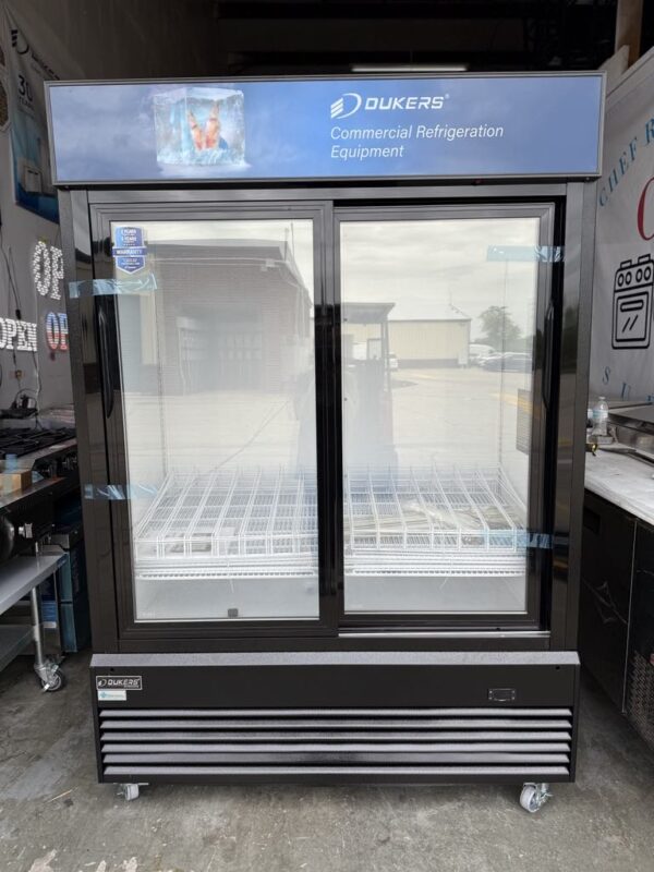 New Dukers Sliding 2-Door Merchandiser Refrigerator DSM-47SR - Image 4