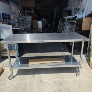 NEW Stainless-Steel Worktable