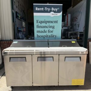 Fricool 72" Regular Top Refrigerated Prep Table