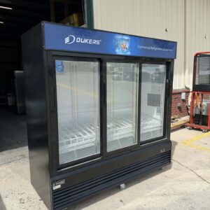 Dukers 3-Door Refrigerator DSM-68SR, Sliding Door Refrigerator