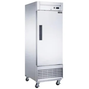Dukers Single Door Commercial Freezer in Stainless Steel D28F, Congelador de Una Puerta