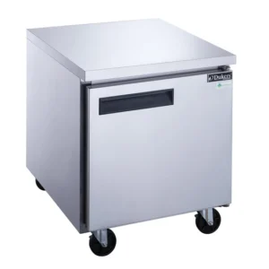 Dukers 29" DUC29R Single Door Undercounter Refrigerator in Stainless Steel, Refrigerador