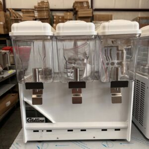 New Triple Head Refrigerated Beverage Dispenser w/ Stirring System CBD-3