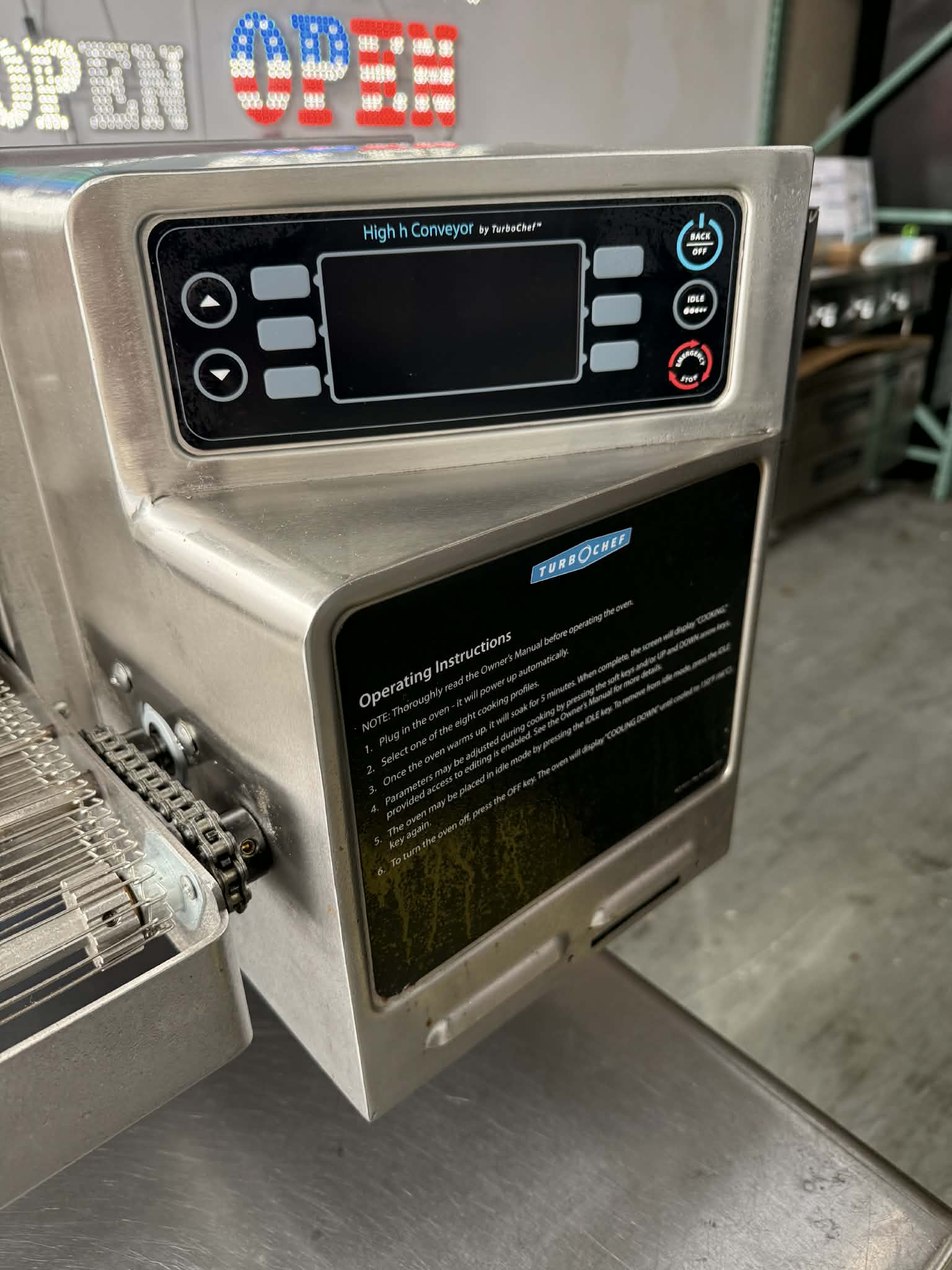 New TurboChef HHC1618 36 VNTLS Electric Conveyor Oven, Horno Electrico - Image 4