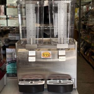 New 2-Head Beverage Dispenser 5-Gallon Head, Nueva Dispensadora de Agua Frias 5 Gallones