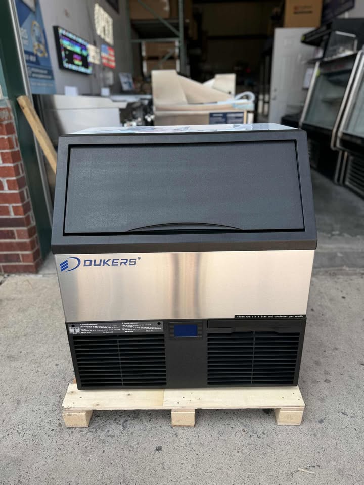 Dukers DIM300 Commercial Ice Machine with 88 lb Storage Bin – 312 lb Daily Production, Maquina de Hielo de 300LBS - Image 2
