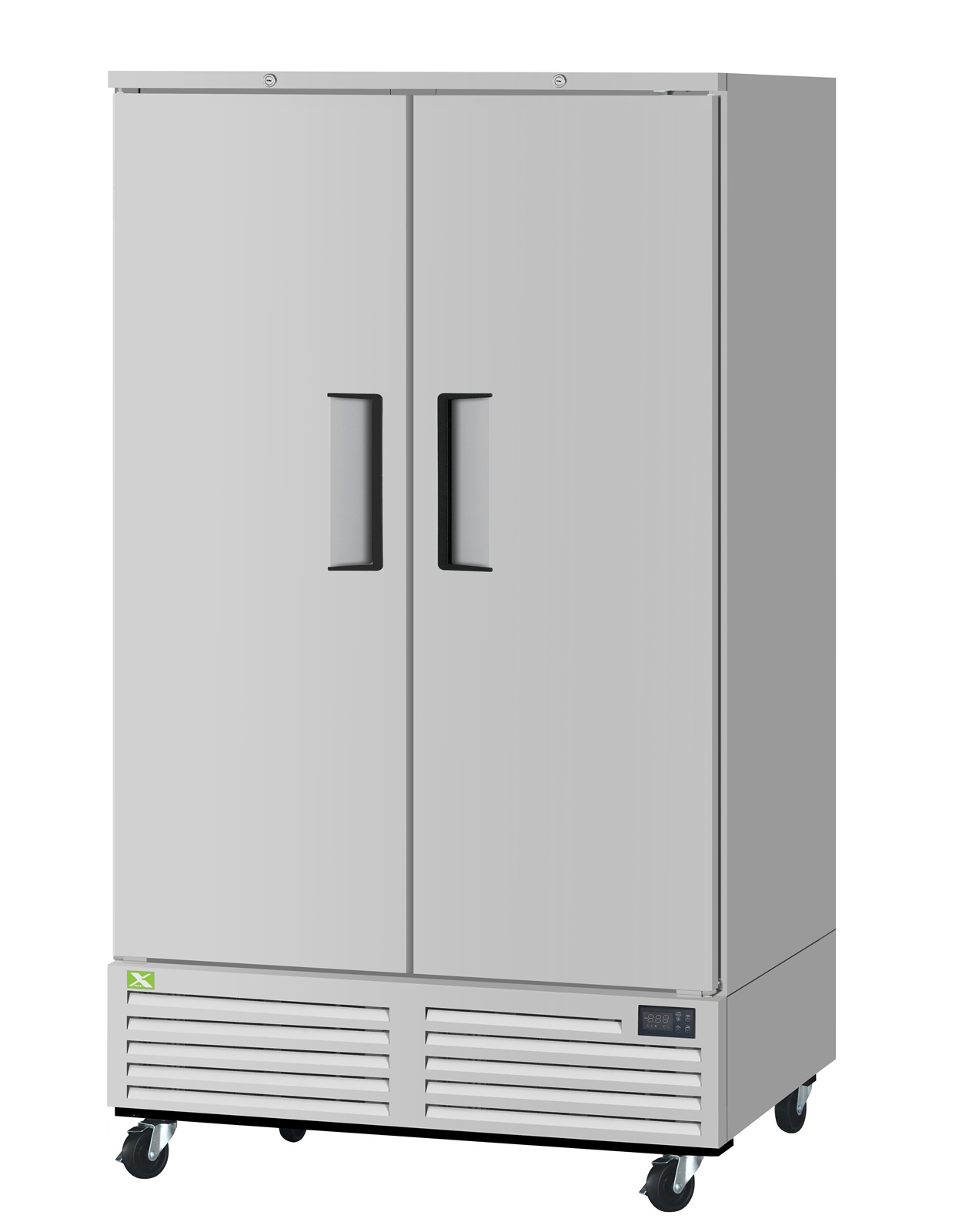 RefrigerationX 2 Solid Door Reach-In Freezer - Bottom Mount XBF47-2-N, Congelador de 2 Puertas Compressor Abajo