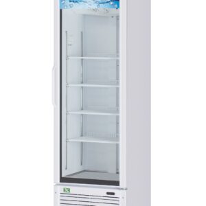 RefrigerationX 1 Door Glass Door Merchandiser 76" Height- White, Refrigerador de Bebidas Una Puerta