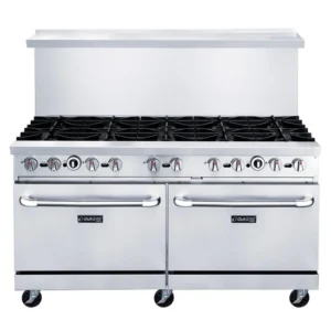 Dukers 60" Gas Range with Ten (10) Open Burners DCR60-10B, Estufa de 60" 10 Quemadores