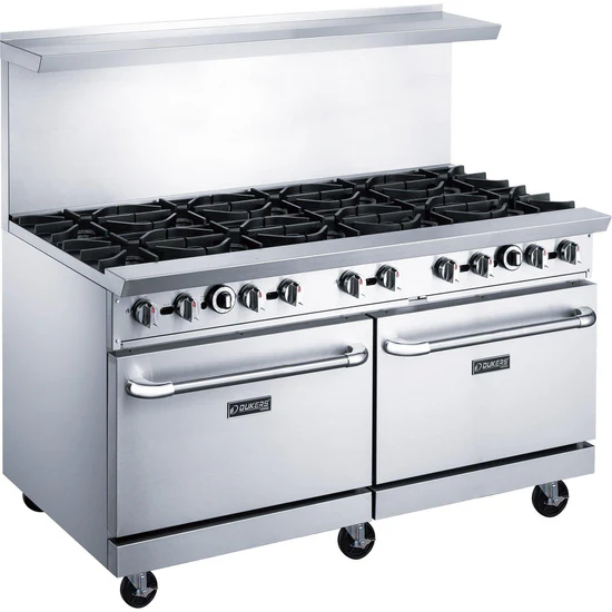 Dukers 60" Gas Range with Ten (10) Open Burners DCR60-10B, Estufa de 60" 10 Quemadores - Image 2