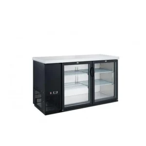 Dukers 2 Door Bar and Beverage Cooler (Hinge Doors) DBB60-H2, Refrigerador de Bar de 48" Puertas de Vidrio