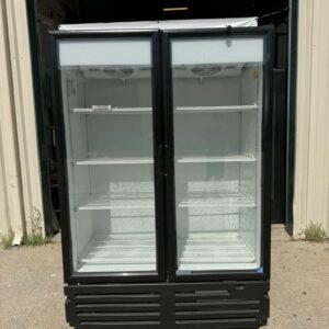 Imbera VRD43 Commercial Glass Door Merchandiser Refrigerator, Refrigerador de 2 Puertas para Bebidas