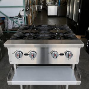 New 4-Burner Hotplate, Countertop Stove, Nueva Estufa de 4 Quemadores